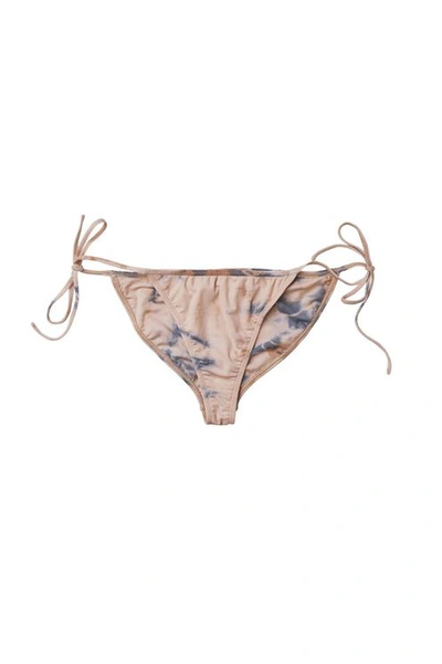 Rabens Saloner Metha Splash Swim Bikini Bottoms In Blush Combo In Brown |  ModeSens
