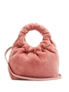 The Row Double Circle Small Mink Bag In Pink