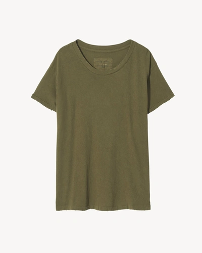 Nili Lotan Brady Tee In Uniform Green