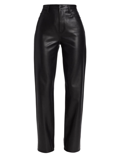 Pistola X Revolve Cassie Super High Straight Pant In Black