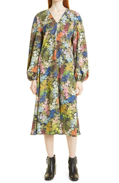 Stine Goya Rosen 1299 Structure Stretch Dress Colour: Jungle Bloom, Si |  ModeSens