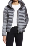 Save The Duck Elsie Waterproof Puffer Coat In Mid Grey