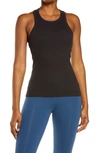 Alo Yoga Ribbed Aspire Full Length Tank In Black