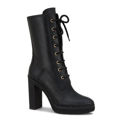 Tod's Boots In Leather In Black