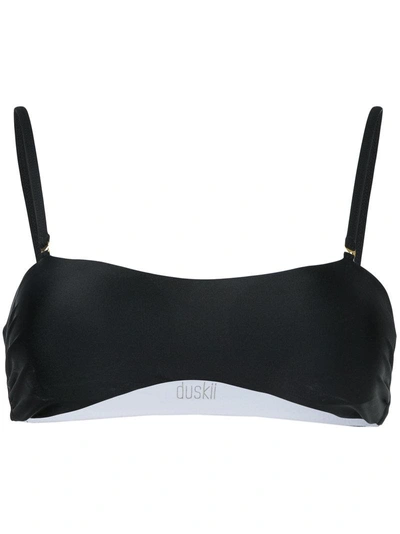 Duskii 'waimea Bay' Bikinioberteil In Black