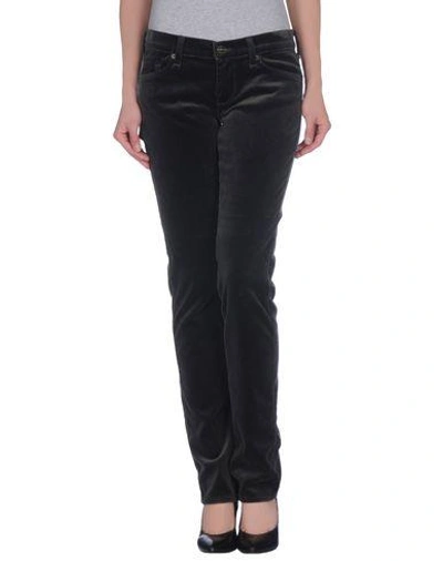 7 For All Mankind Casual Pants In Dark Brown