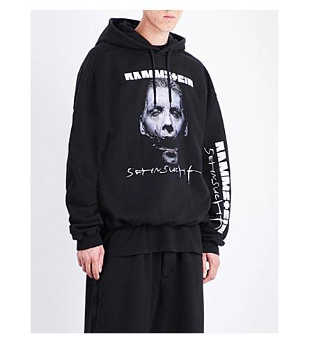 Cotton Jersey Rammstein Vetements T Shirt Vetements Rammstein