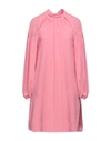 Merci .., Woman Short Dress Pink Size 6 Polyester