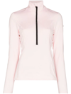 Goldbergh Serena Turtleneck Base Layer Top In Pink