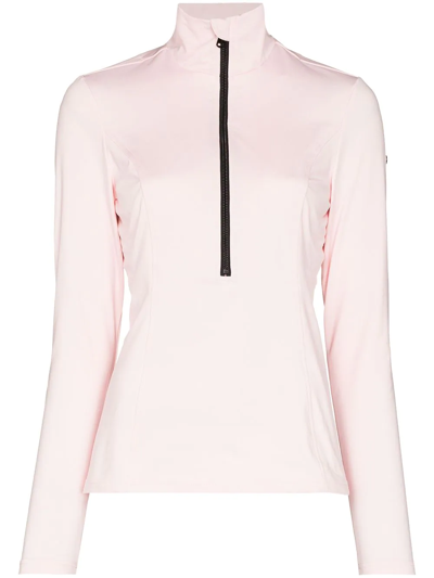 Goldbergh Serena Turtleneck Base Layer Top In Pink