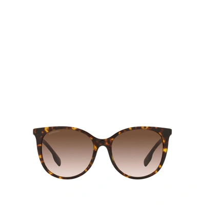 Burberry Ladies Dark Havana Cat Eye Sunglasses Be4333 300213 55 In Brown