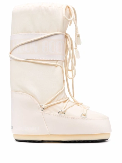 Moon Boot Icon Low Padded Boots In Neutrals