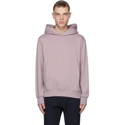 Theory Sweatshirt In Taupe Cotton In Dusty Orchid
