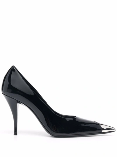 Saint Laurent Black Pointed-toe Pumps