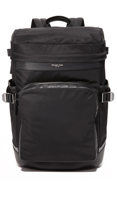 Michael Kors Kent Nylon Cycling Backpack In Black | ModeSens display picture 1