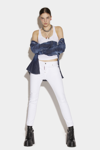 Dsquared2 Cool Girl Stretch Denim Jeans In White
