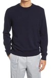 Theory Hilles Cashmere Crewneck Sweater In Baltic