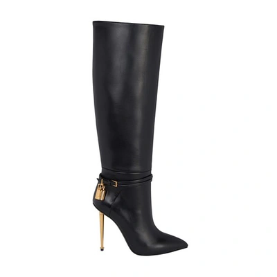 Tom Ford Soft Calf Boots In Black
