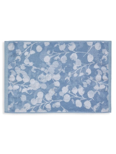Sonia By Sonia Rykiel Rosée Bleu Hand Towel In White On Ice Blue