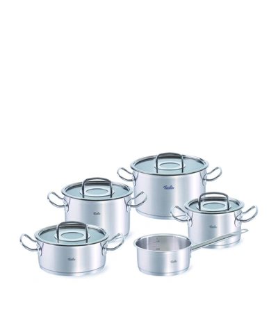Fissler Jubilee 5-piece Cookware Set In Silver