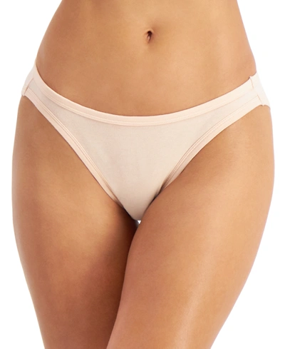 Jenni Women's Bikini Underwear, Created For Macy's In Gray Stripe