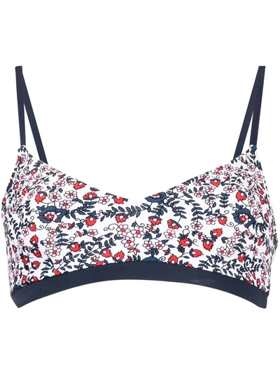 The Upside Capri Floral-print Stretch-jersey Bralette