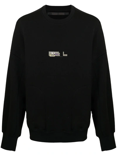 Niløs Logo-print Sweatshirt In Black