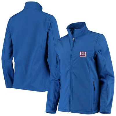 Dunbrooke Women's Royal New York Giants Full-zip Sonoma Softshell Jacket In Royal Blue
