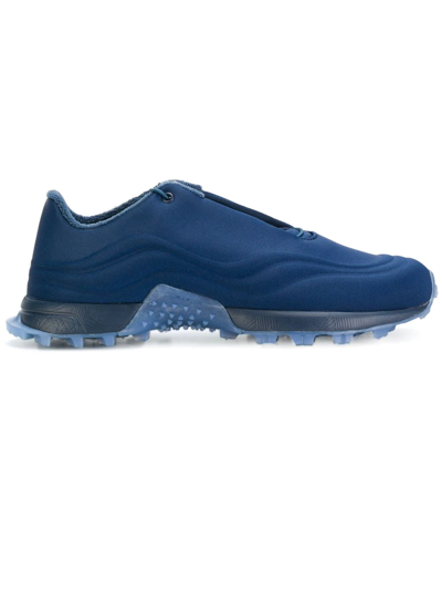 Reebok Ridged Sole Slip-on Sneakers In Blue