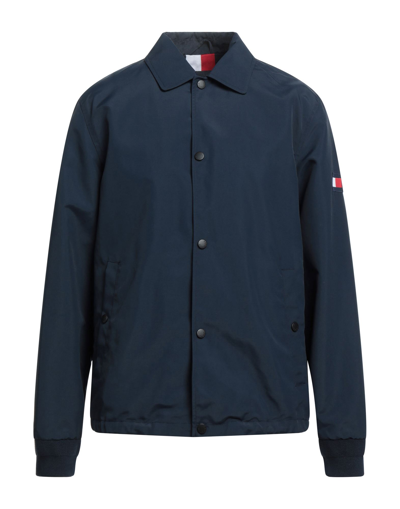 Tommy Hilfiger Men's Lightweight Stretch Rain Jacket In Navy