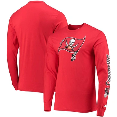 Starter Men's Red Tampa Bay Buccaneers Halftime Long Sleeve T-shirt