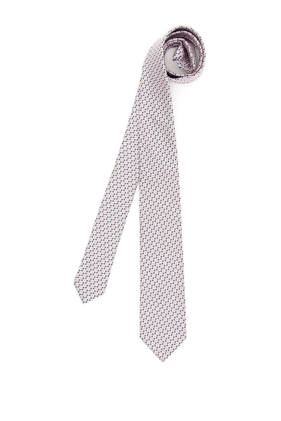 Ermenegildo Zegna Silk Tie In Basic