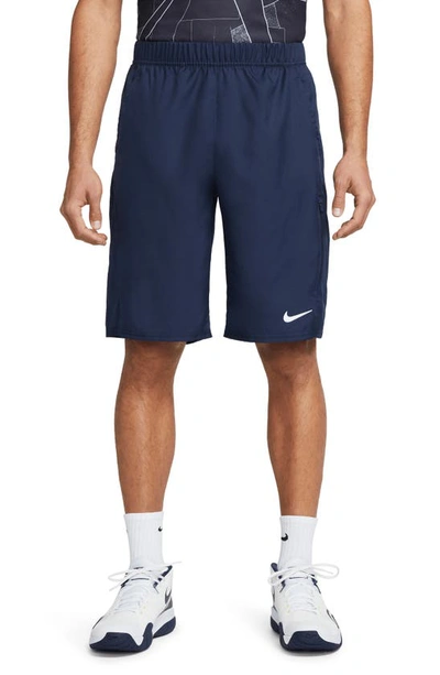 Nike Men's Court Dri-fit Victory 11" Tennis Shorts In Blue