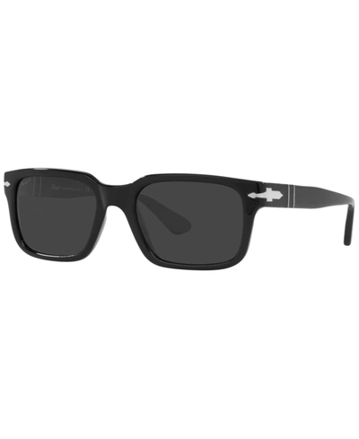 Persol Men's Polarized Sunglasses, Po3271s 55 In Black