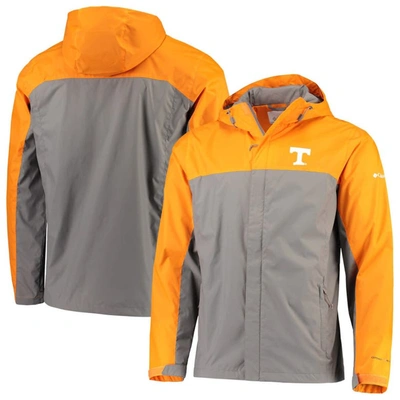 Columbia Men's Tennessee Orange, Gray Tennessee Volunteers Glennaker Storm Full-zip Jacket In Tennessee Orange,gray