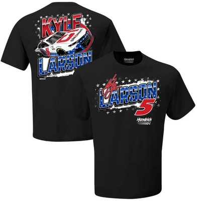 Hendrick Motorsports Team Collection Black Kyle Larson Cincinnati Inc. Graphic 2-spot T-shirt