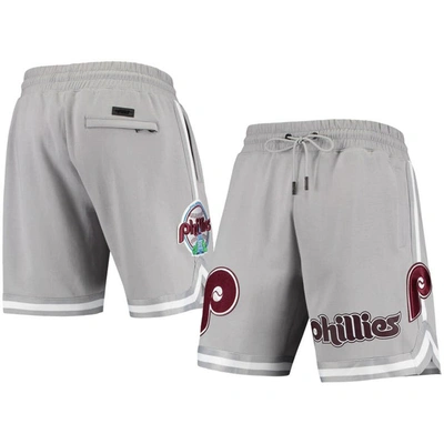 Pro Standard Men's Gray Philadelphia Phillies Team Shorts