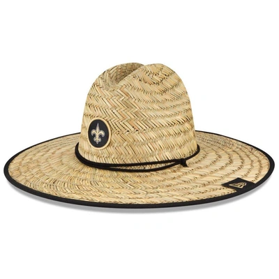 New Era Men's Natural New Orleans Saints 2021 Nfl Training Camp Official Straw Lifeguard Hat
