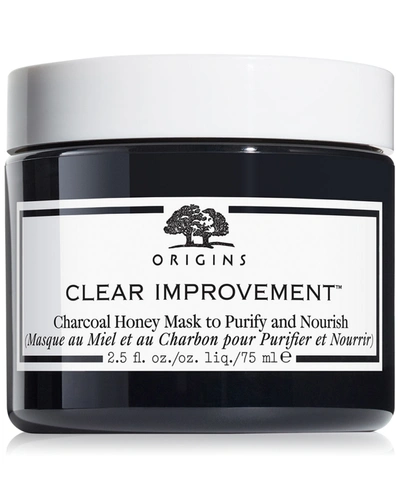 Origins Clear Improvement Charcoal Honey Mask To Purify & Nourish