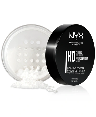 Nyx Professional Makeup Studio Finishing Powder In Translucent Finish