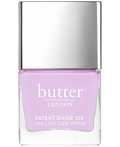 Butter London Patent Shine 10x Nail Lacquer In English Lavendar (soft Lavender Crème)