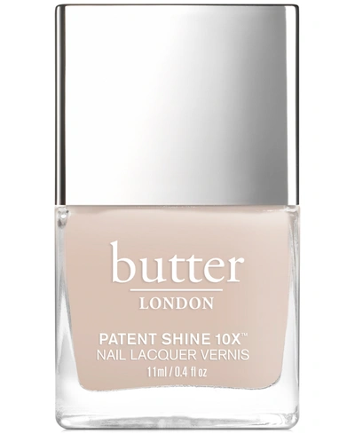 Butter London Patent Shine 10x Nail Lacquer In Steady On (cool Nude Crème)