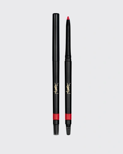Saint Laurent Dessin Des Levres Lip Liner Pencil In Carmin