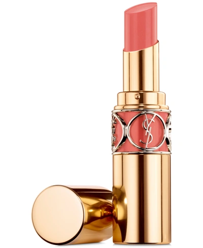 Saint Laurent Rouge Volupte Shine Oil-in-stick Hydrating Lipstick Balm In Corail Spontini (peach)