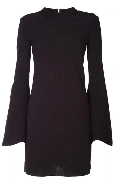 Ellery Duckie Flared-sleeves Tunic Dress In Black