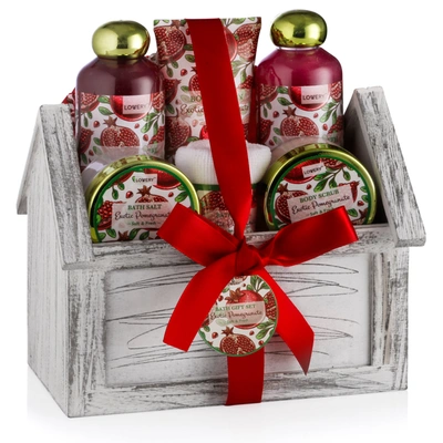 Lovery 8-pc. Exotic Pomegranate Home Spa Gift Set