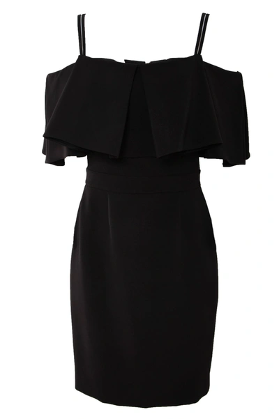 Blumarine Short Dress In Black