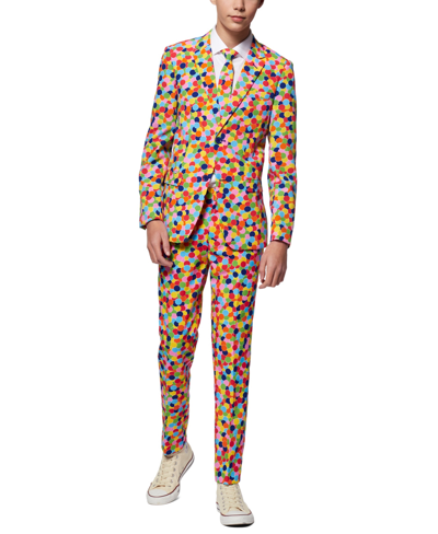 Opposuits Toddler Boys 3-piece Confetteroni Party Suit Set In Miscellaneous