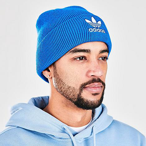 Adidas Originals Adidas Boys Originals Trefoil Beanie In Bluebird/white |  ModeSens