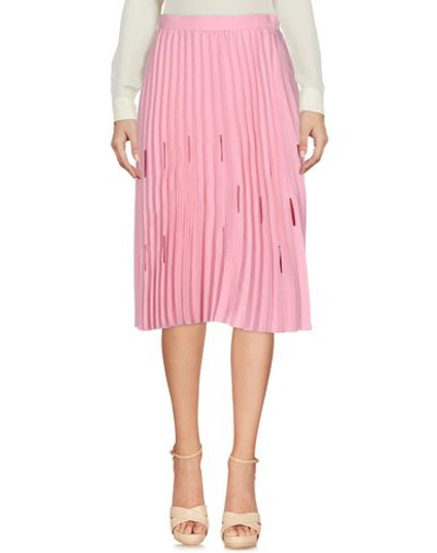 Marco De Vincenzo Knee Length Skirt In Pink